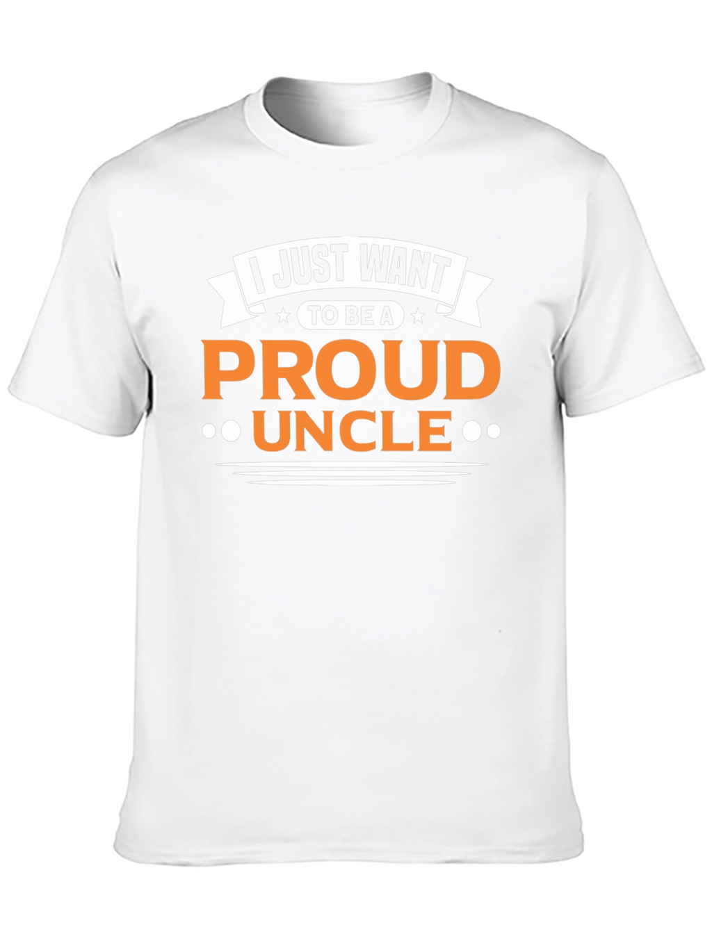 Proud Uncle Graphic T-Shirt - Black