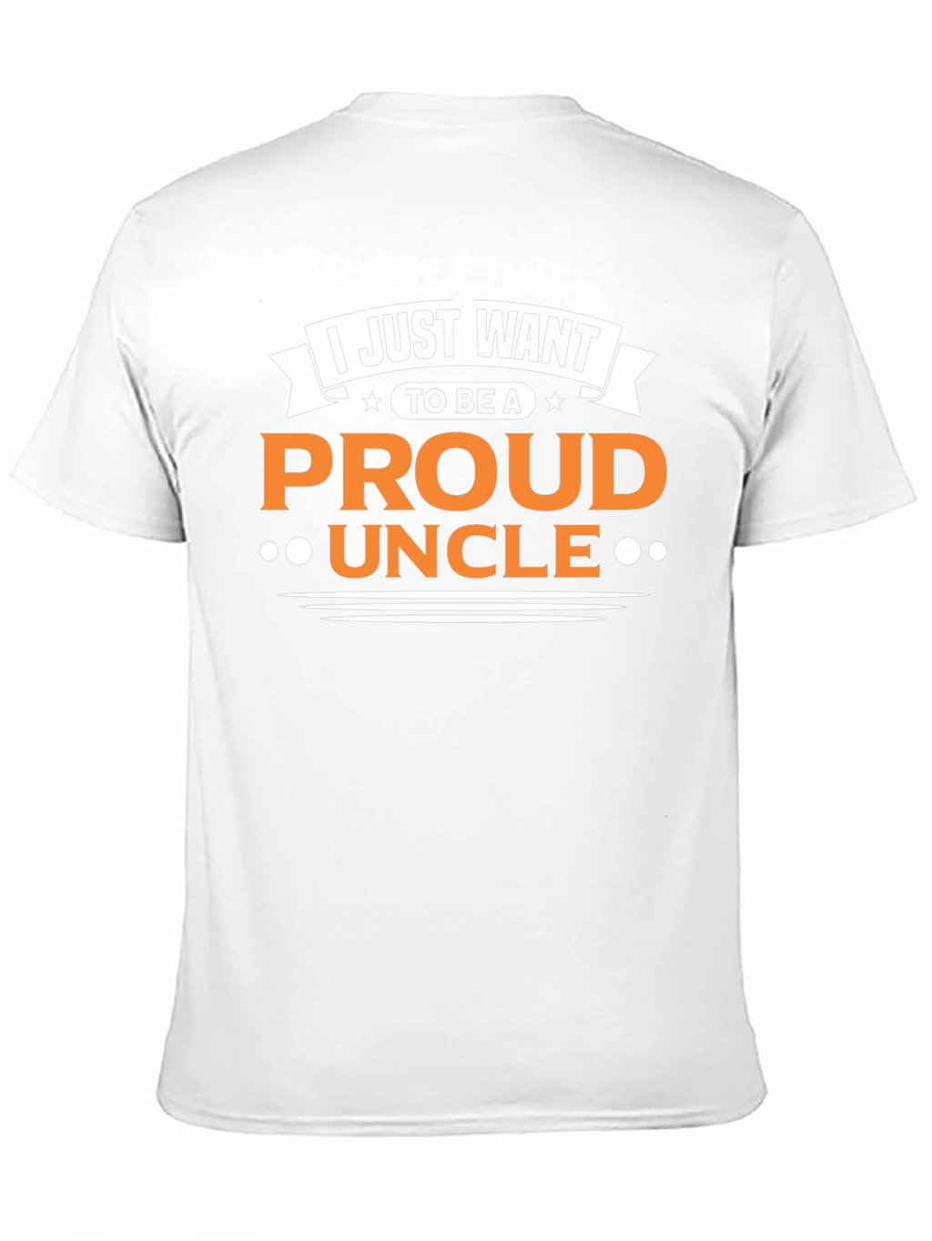 Proud Uncle Graphic T-Shirt - Black