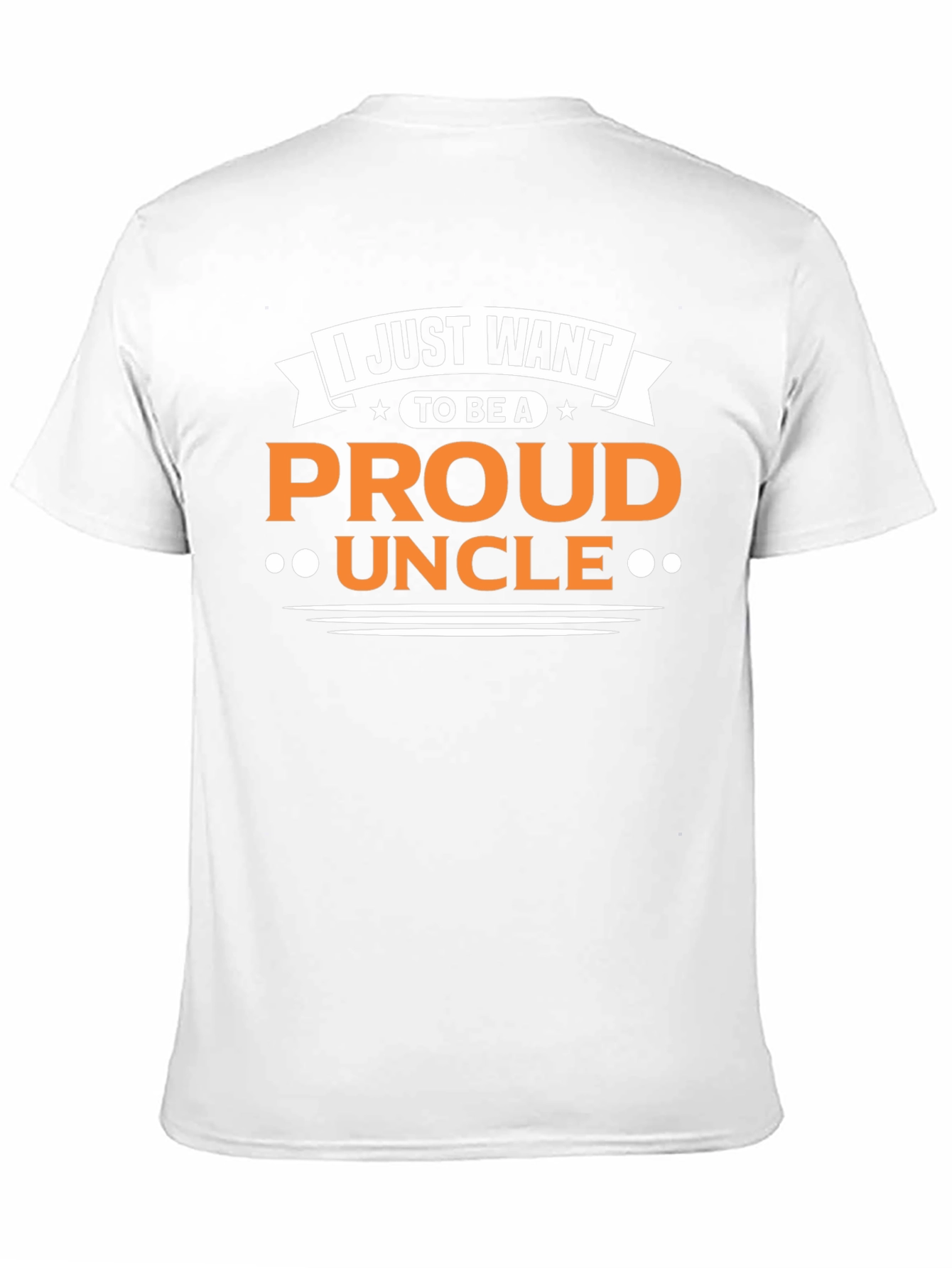 Proud Uncle Graphic T-Shirt - Black
