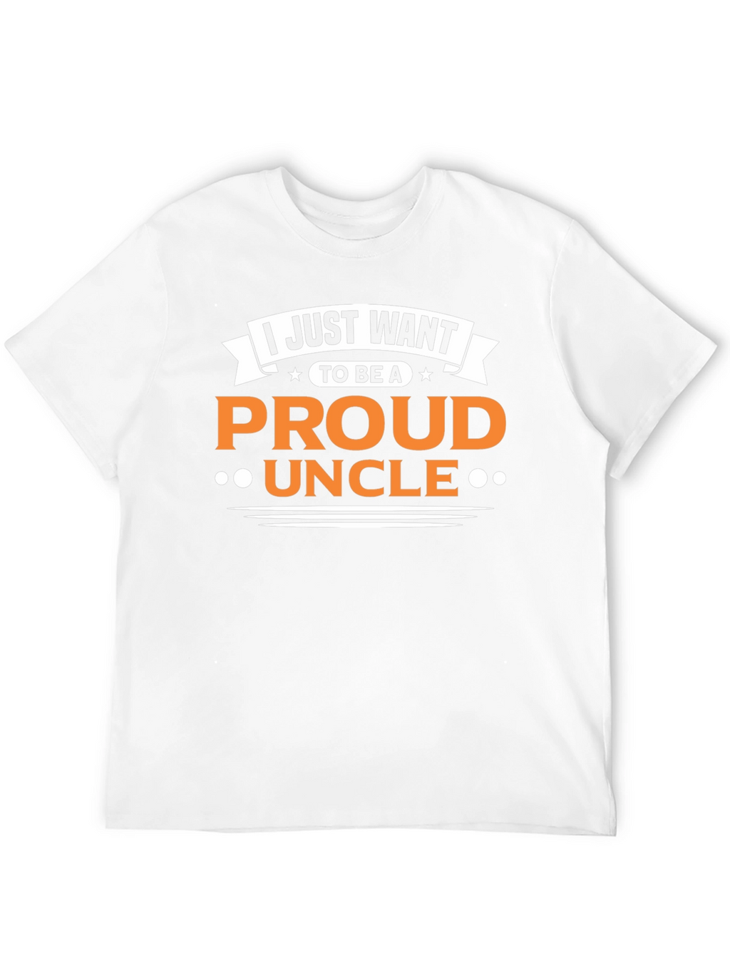 Proud Uncle Graphic T-Shirt - Black