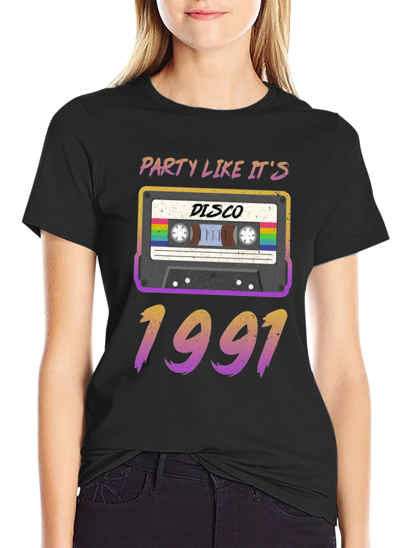 Retro Disco 1991 Party T-Shirt