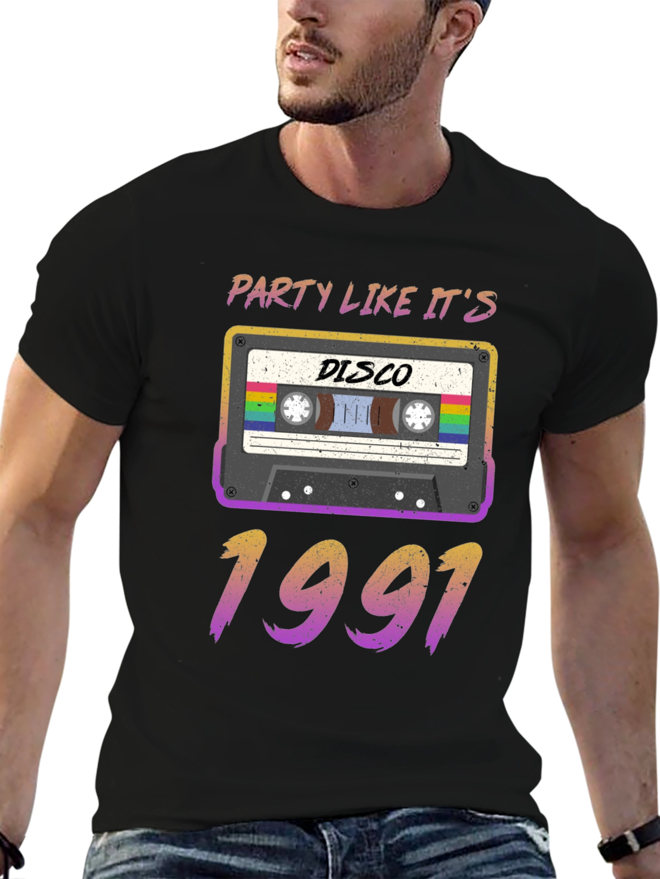 Retro Disco 1991 Party T-Shirt
