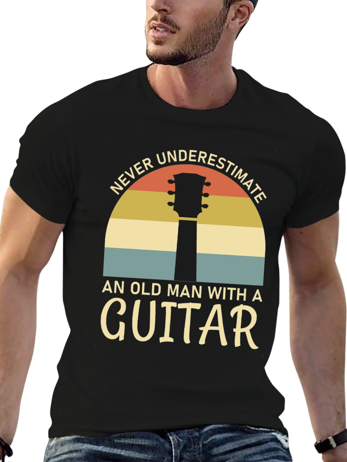 Never Underestimate Guitarist T-Shirt