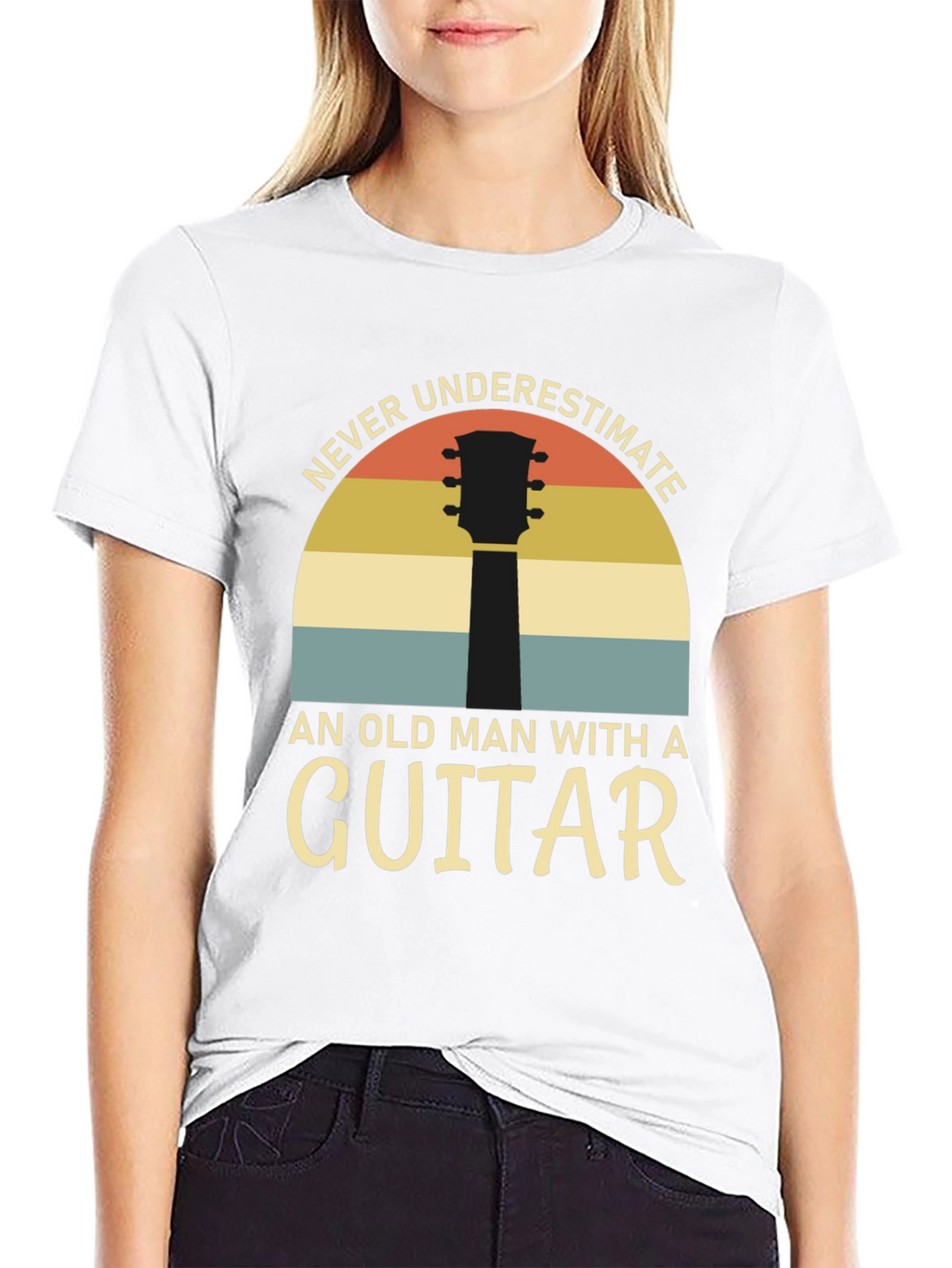Never Underestimate Guitarist T-Shirt