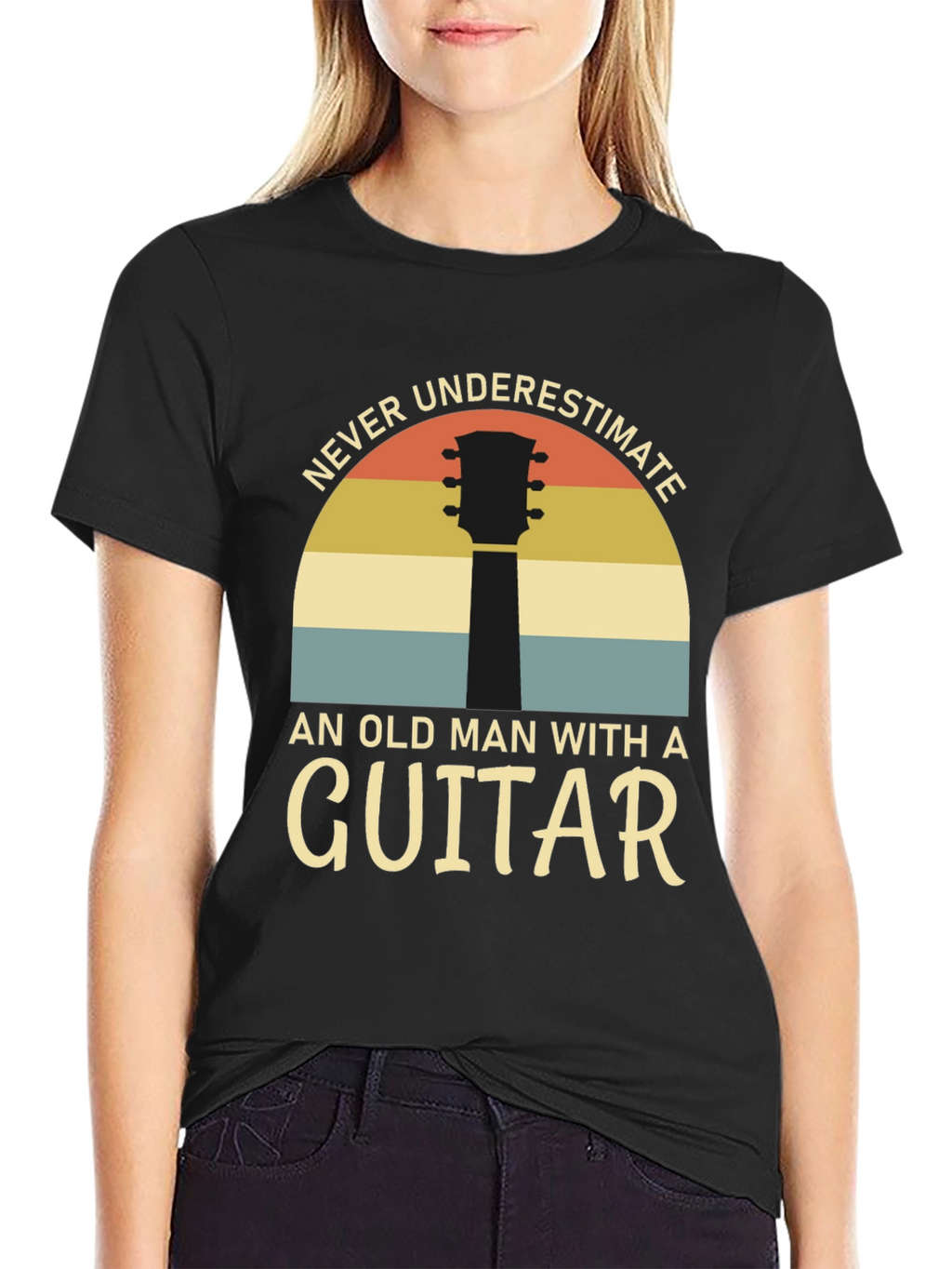 Never Underestimate Guitarist T-Shirt