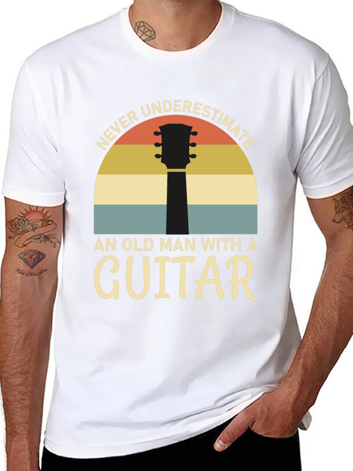 Never Underestimate Guitarist T-Shirt