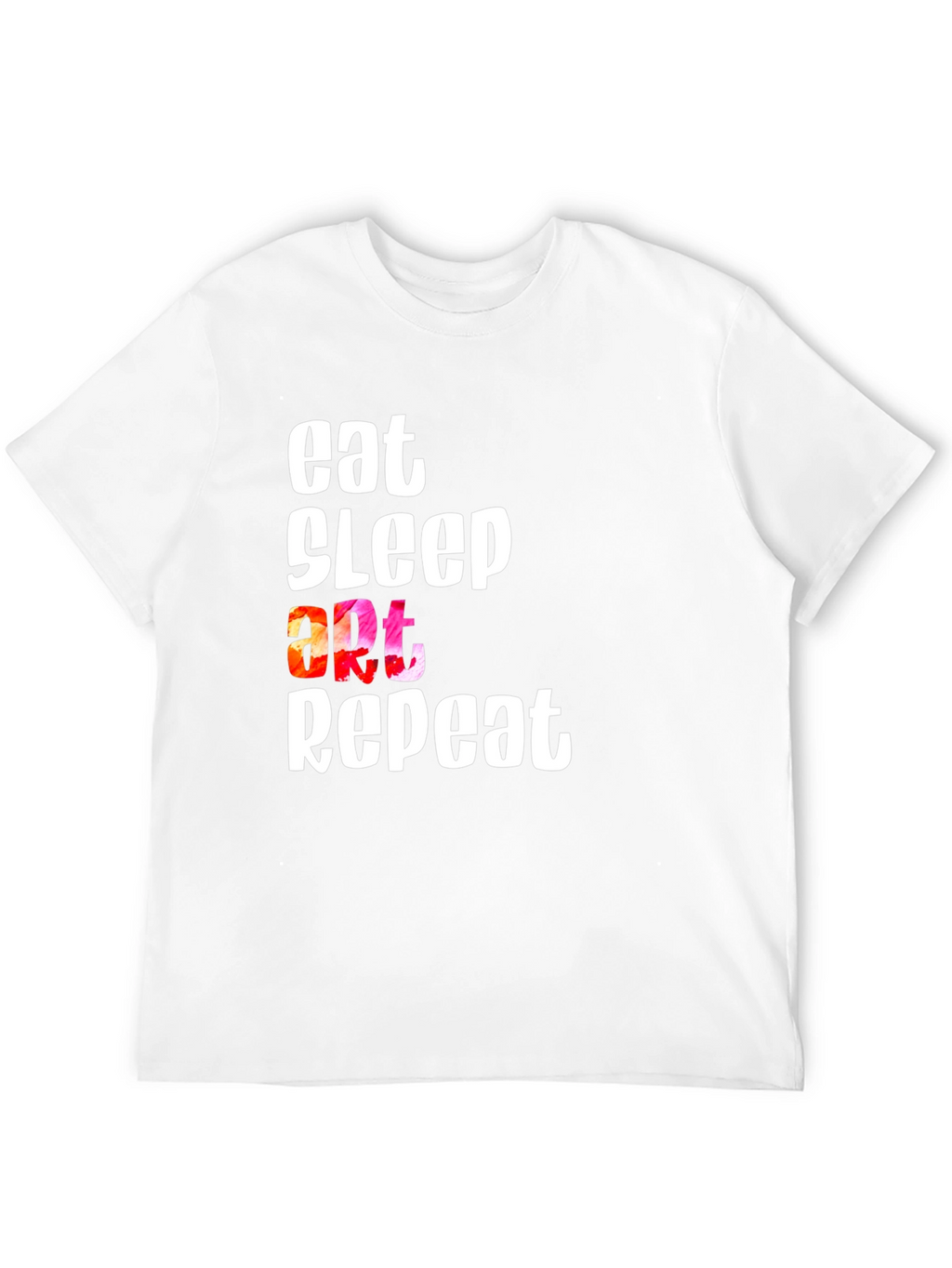 Eat Sleep Art Repeat Graphic T-Shirt