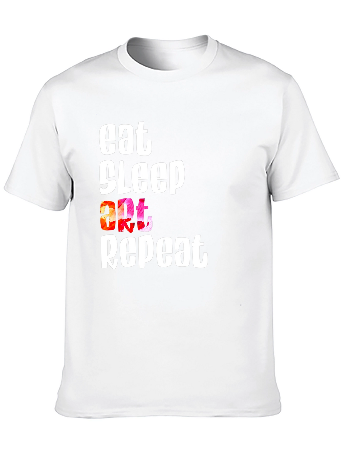 Eat Sleep Art Repeat Graphic T-Shirt