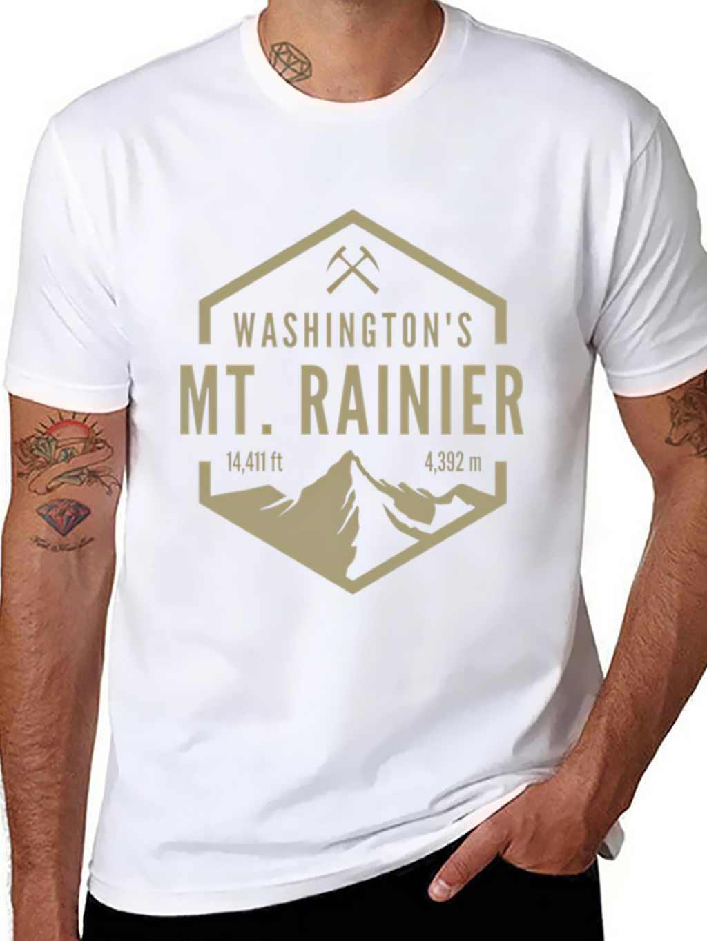 Mt. Rainier T-Shirt - Washington State Mountain Tee