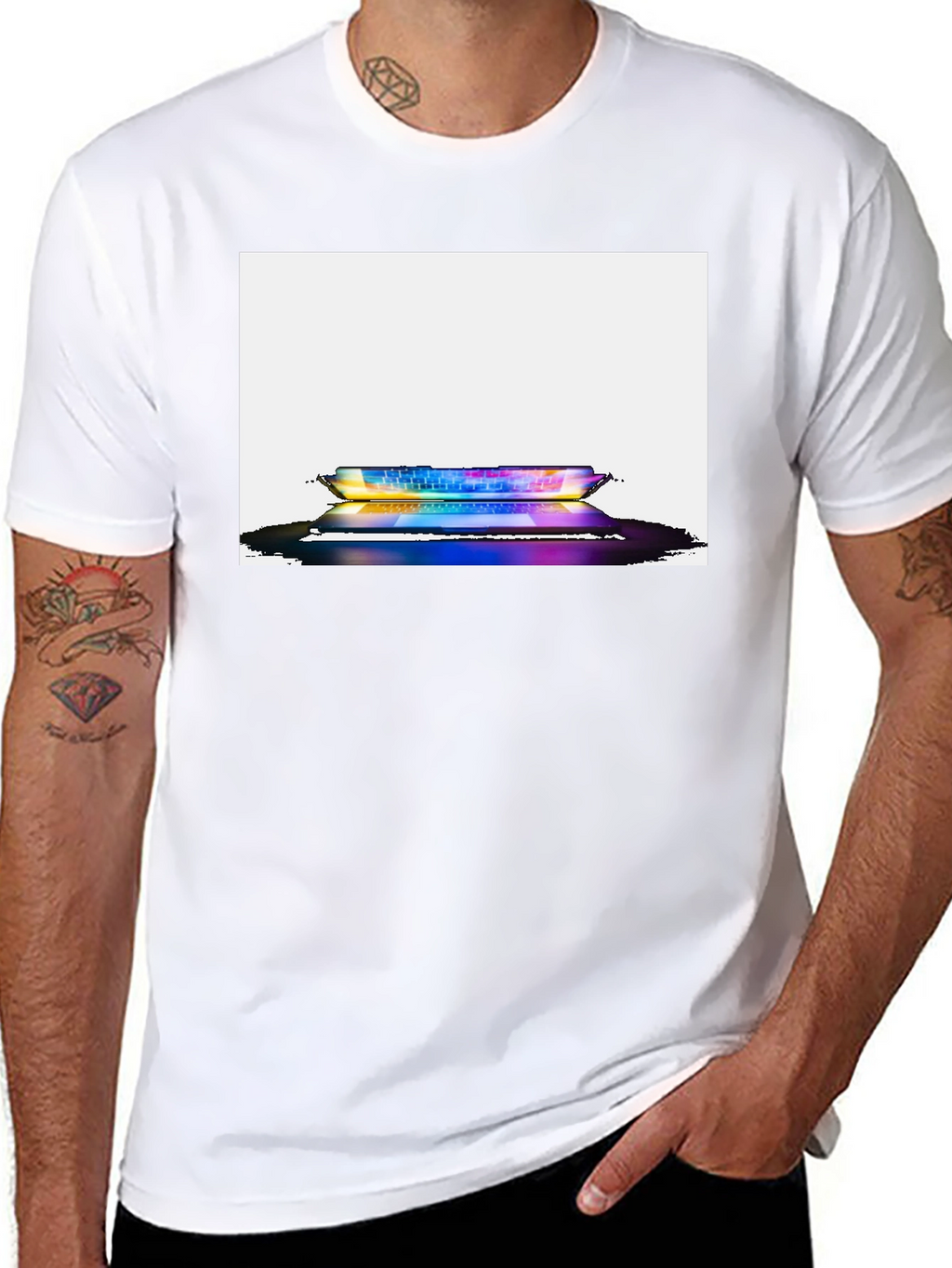 Cool Keyboard Graphic Tee