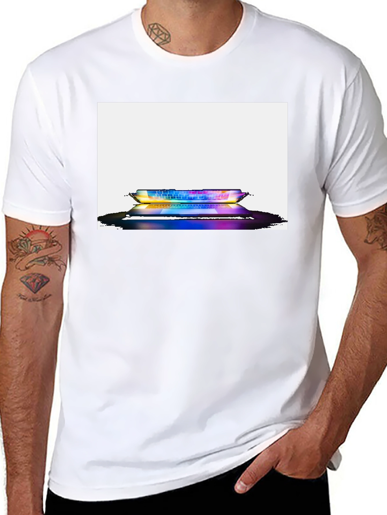 Cool Keyboard Graphic Tee