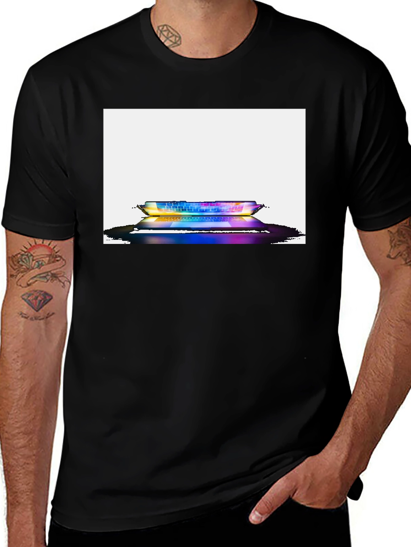 Cool Keyboard Graphic Tee