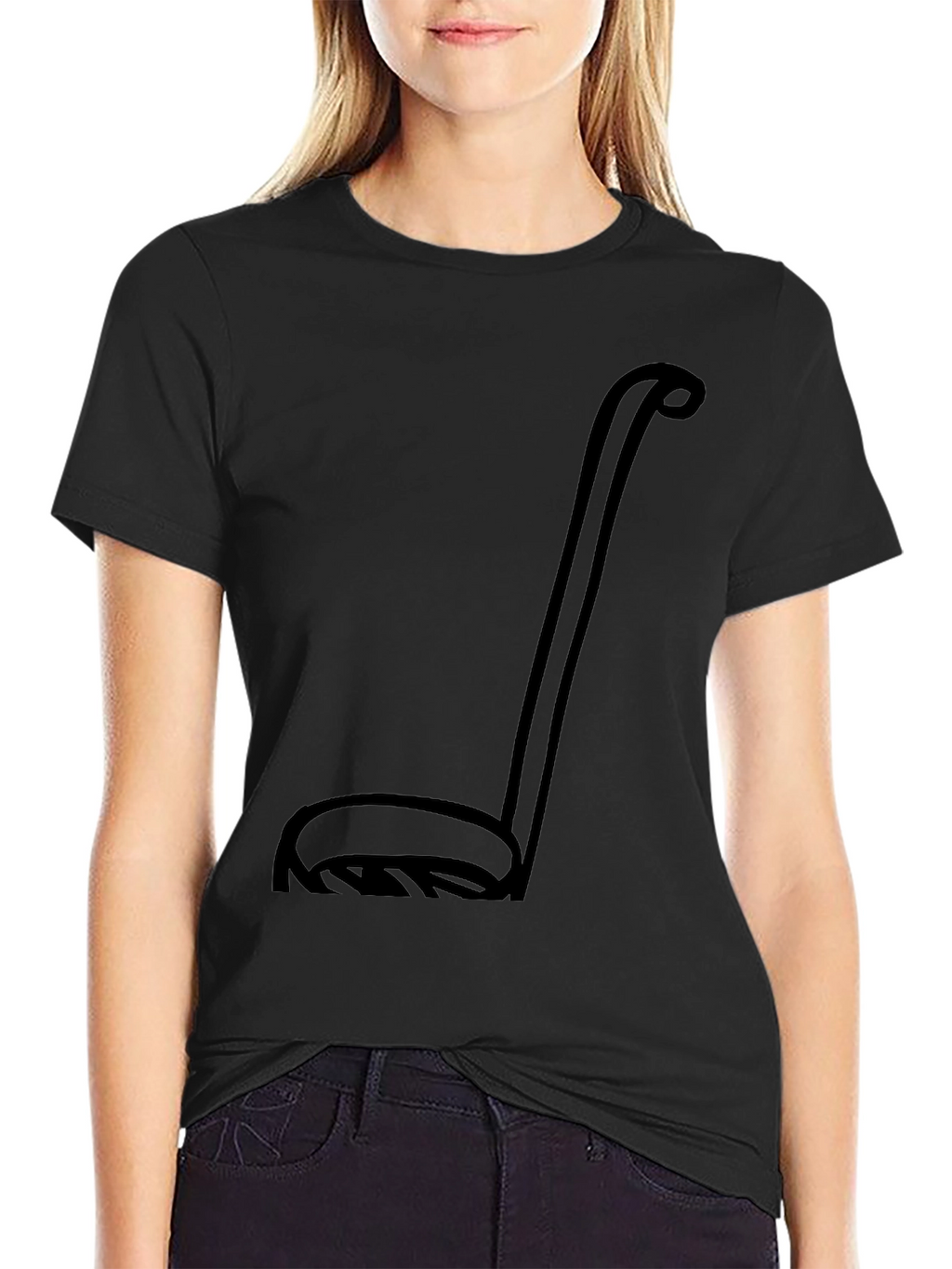 Ladle Graphic Tee - Unisex Black T-Shirt
