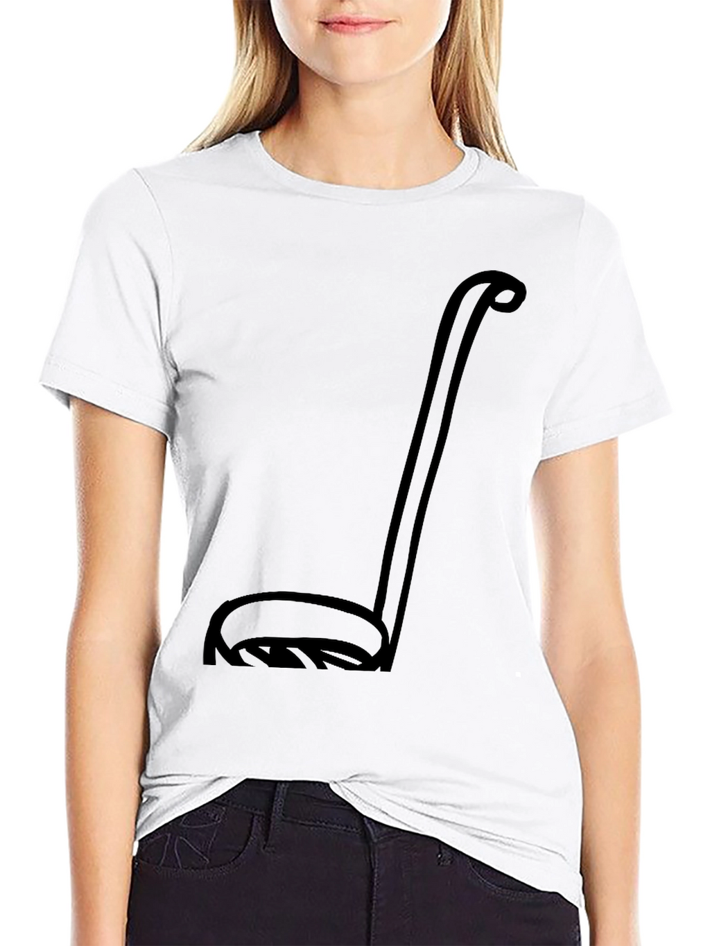 Ladle Graphic Tee - Unisex Black T-Shirt