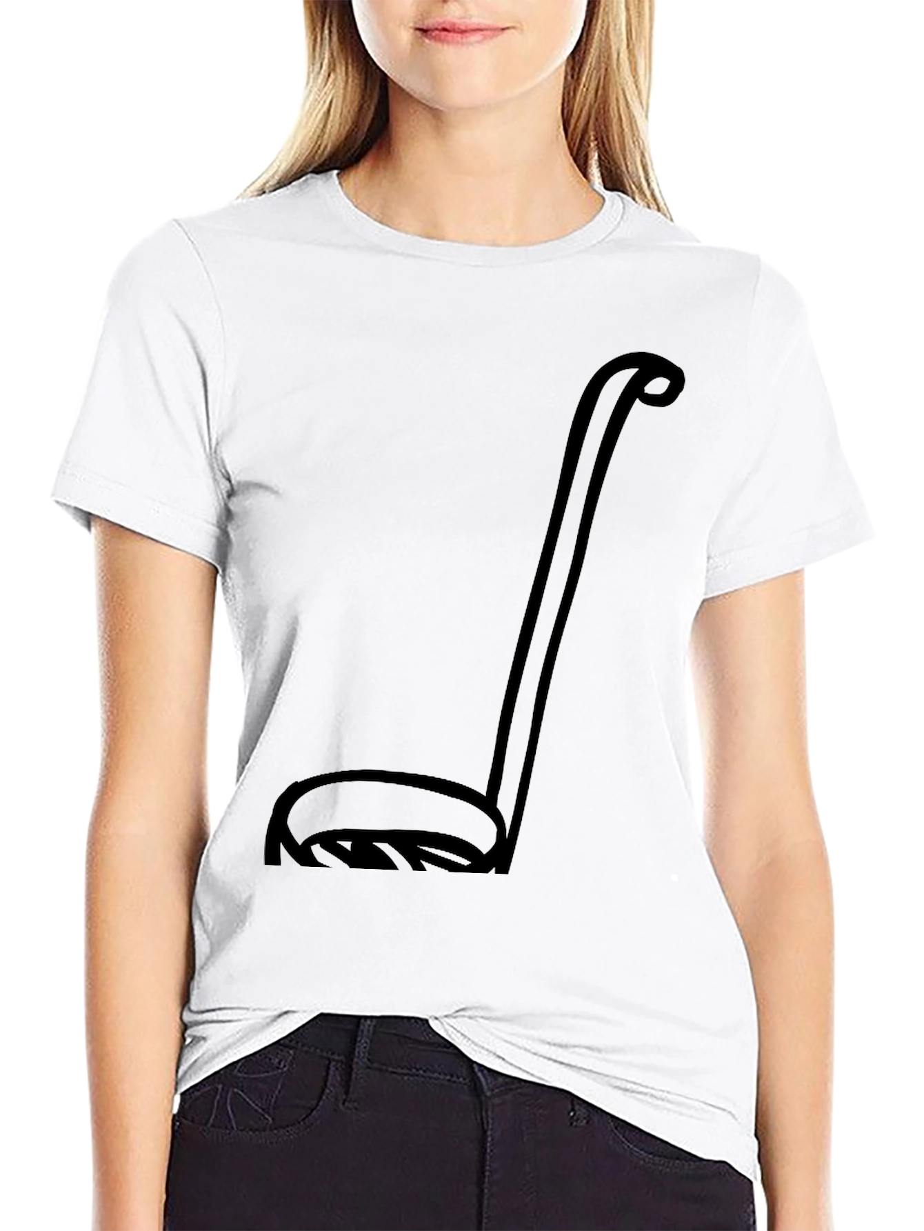 Ladle Graphic Tee - Unisex Black T-Shirt