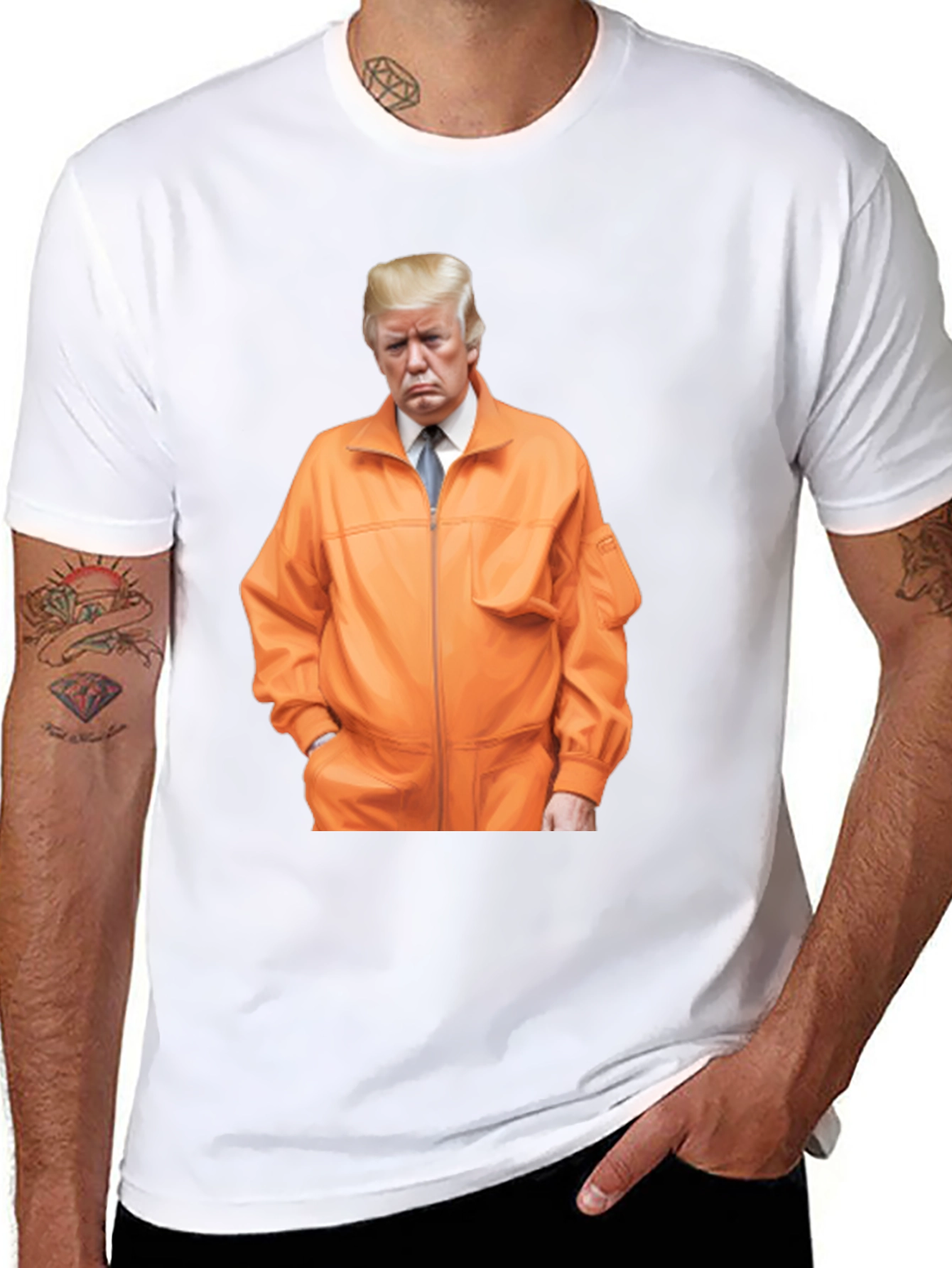 Trump Orange Jumpsuit T-Shirt - Political Humor