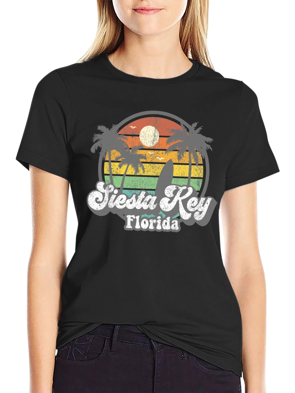 Siesta Key Florida Retro T-Shirt