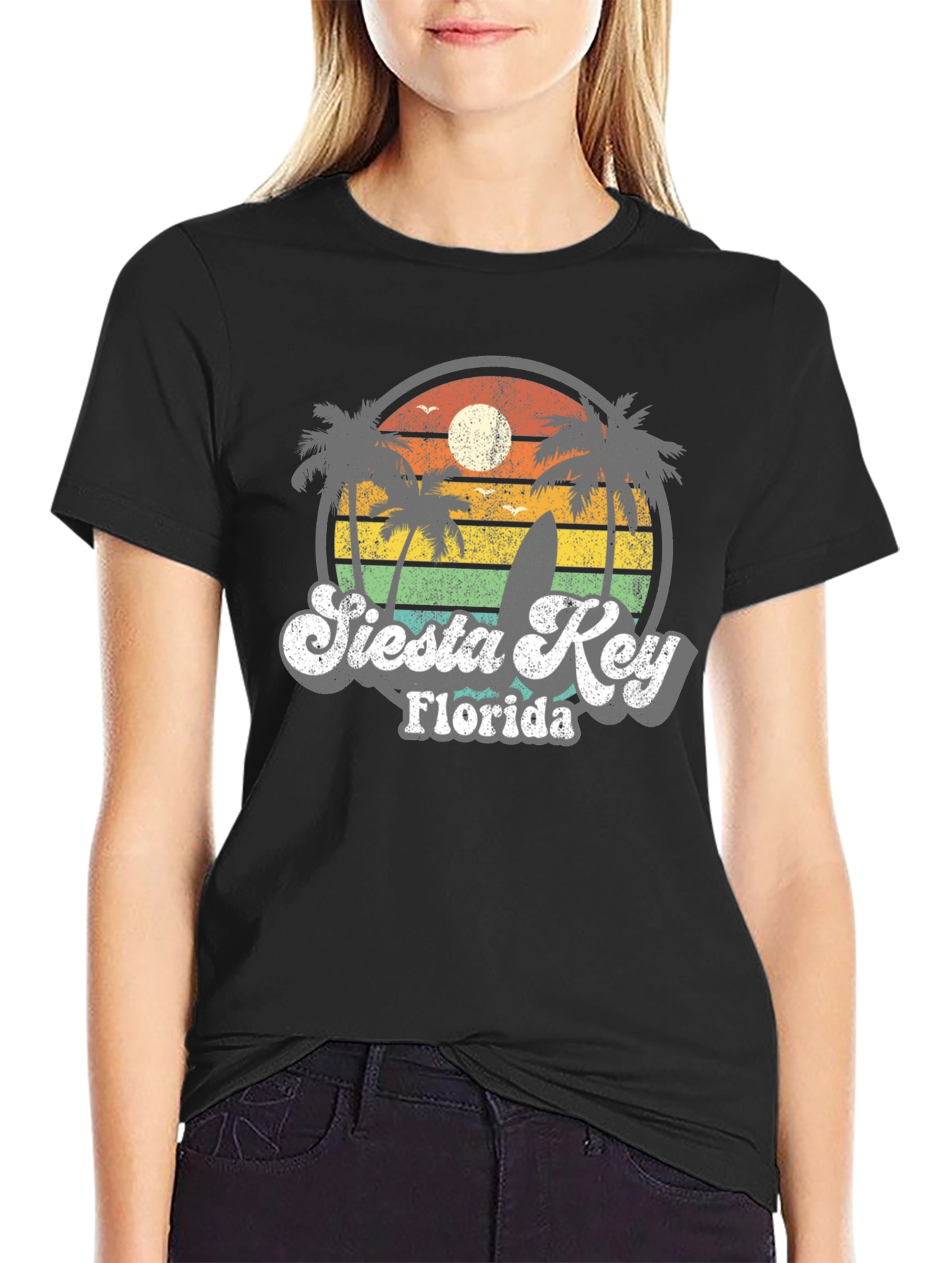 Siesta Key Florida Retro T-Shirt