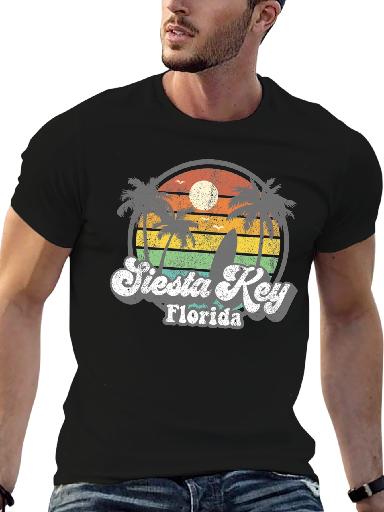 Siesta Key Florida Retro T-Shirt