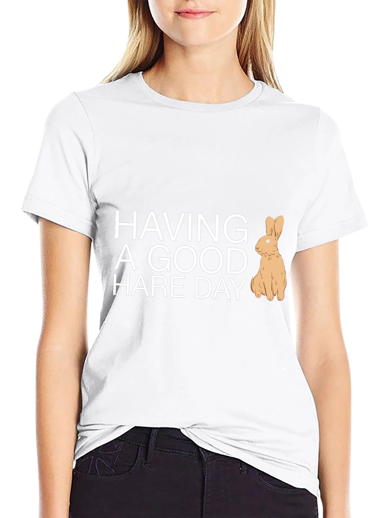 Having a Good Hare Day Graphic Tee
