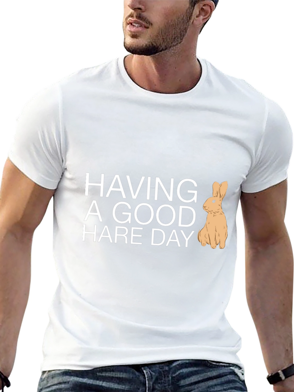 Having a Good Hare Day Graphic Tee