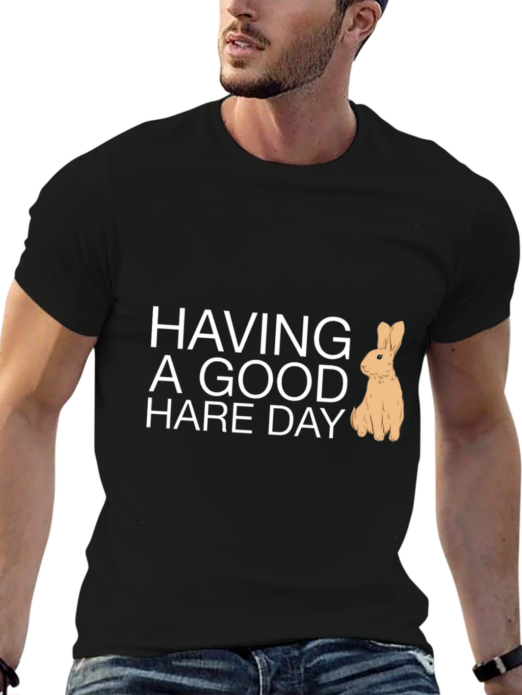 Having a Good Hare Day Graphic Tee