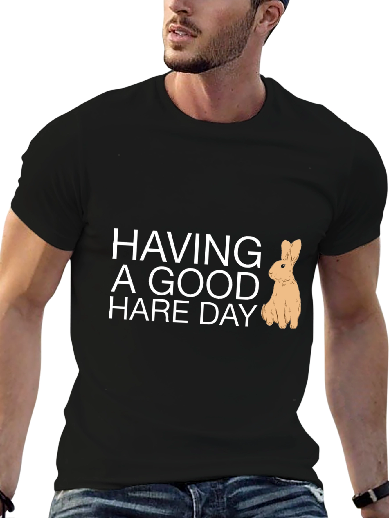 Having a Good Hare Day Graphic Tee