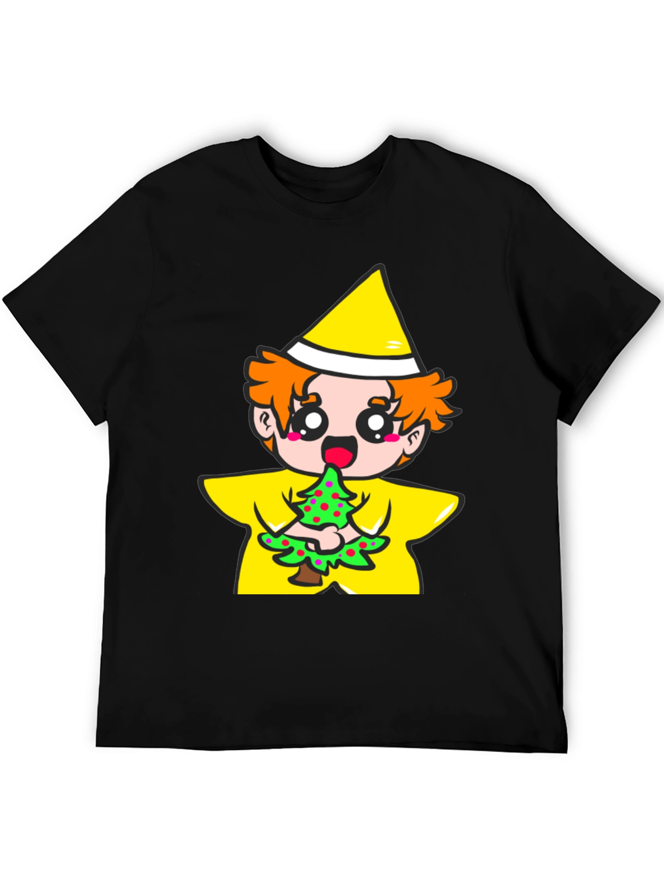 Cartoon Tree Eater Graphic T-Shirt