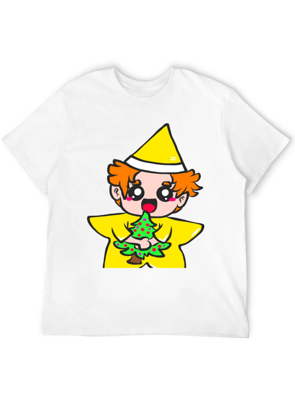 Cartoon Tree Eater Graphic T-Shirt