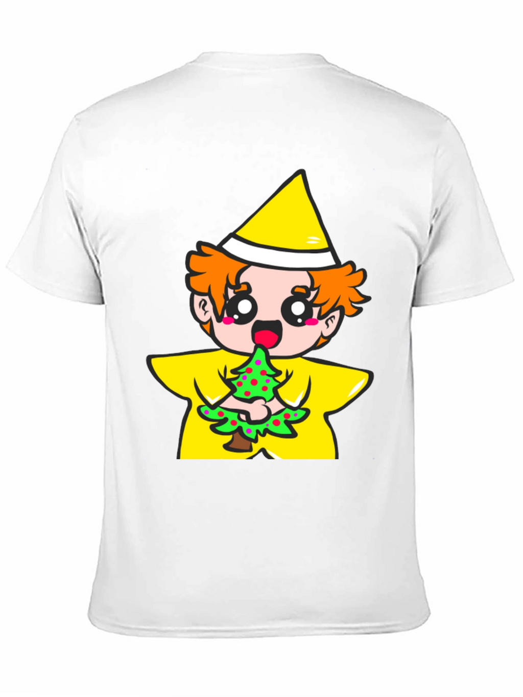 Cartoon Tree Eater Graphic T-Shirt