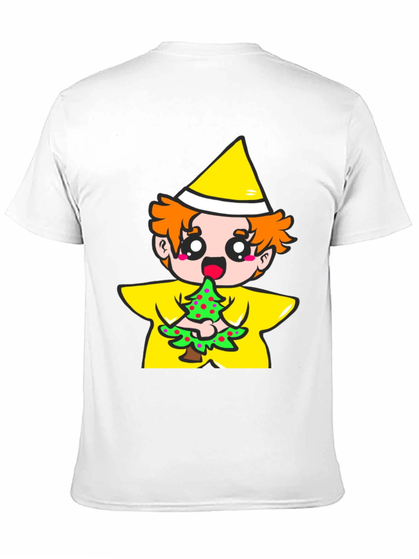 Cartoon Tree Eater Graphic T-Shirt