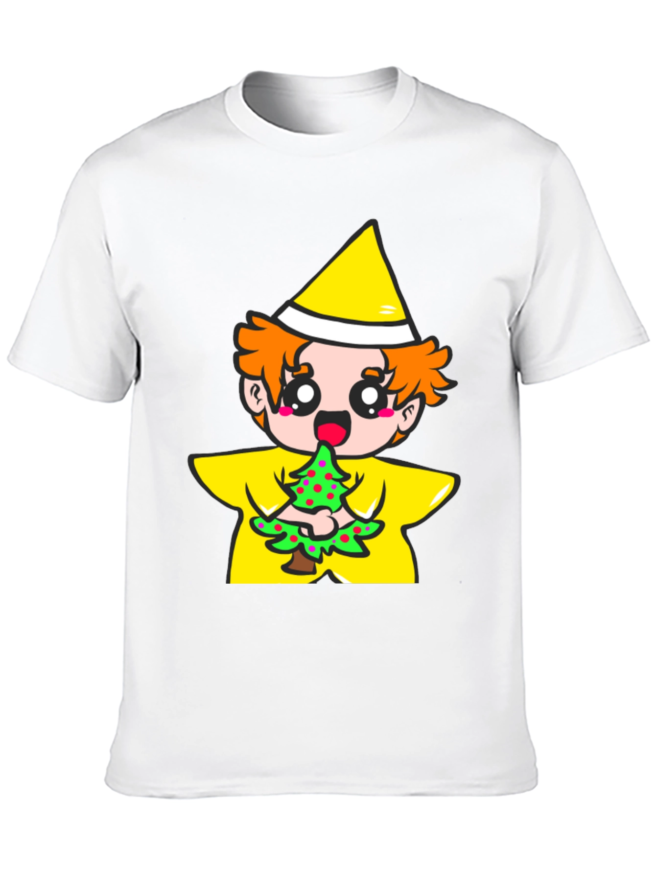 Cartoon Tree Eater Graphic T-Shirt