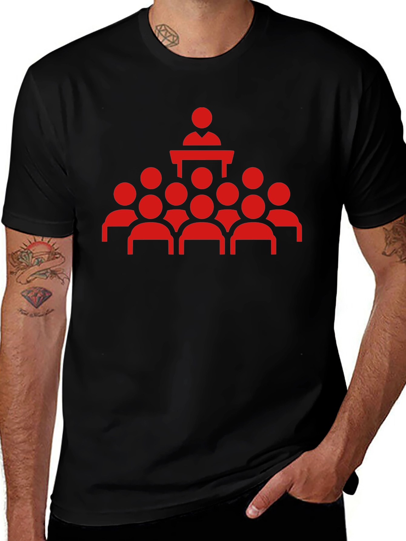 Audience Black T-Shirt