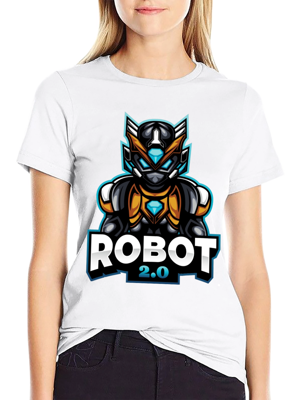 Robot 2.0 Graphic Tee - Cool Sci-Fi Design
