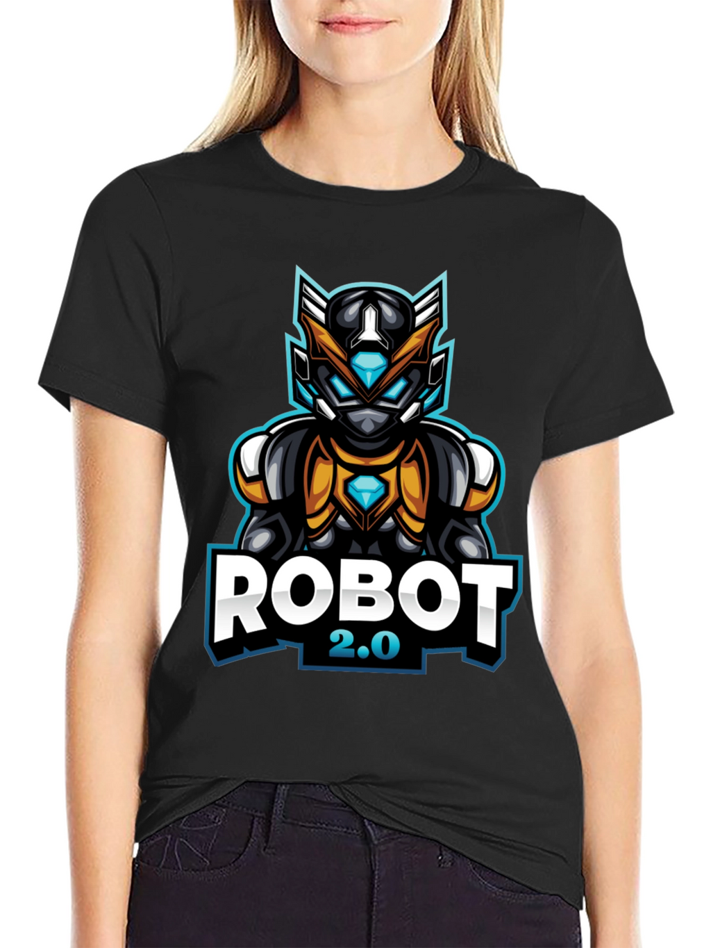 Robot 2.0 Graphic Tee - Cool Sci-Fi Design