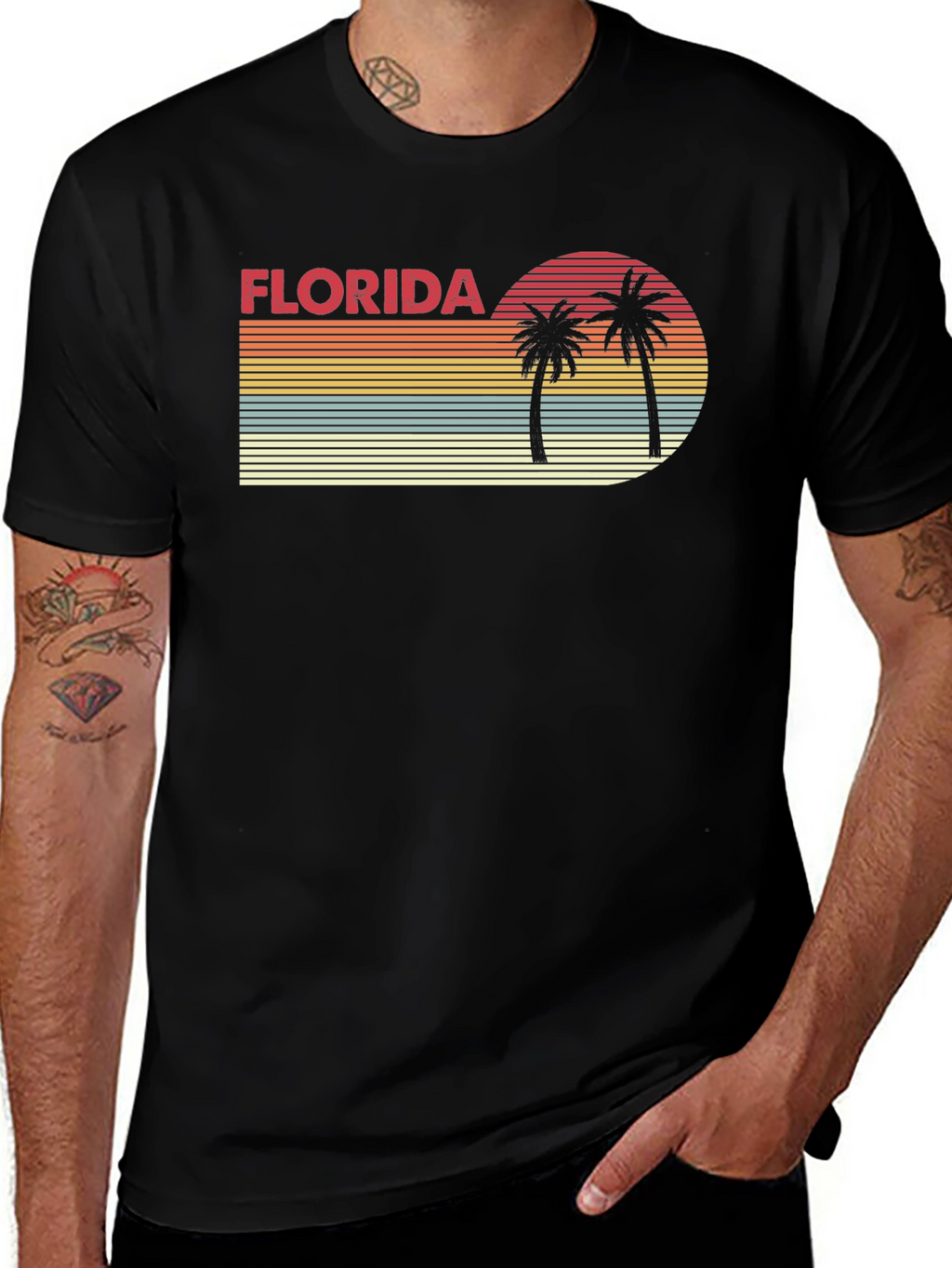 Retro Florida Palm Tree T-Shirt