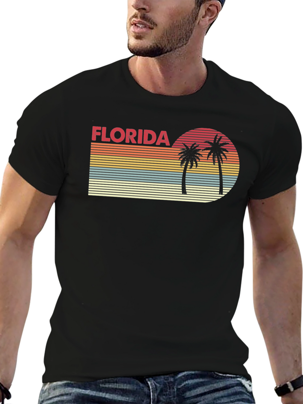 Retro Florida Palm Tree T-Shirt