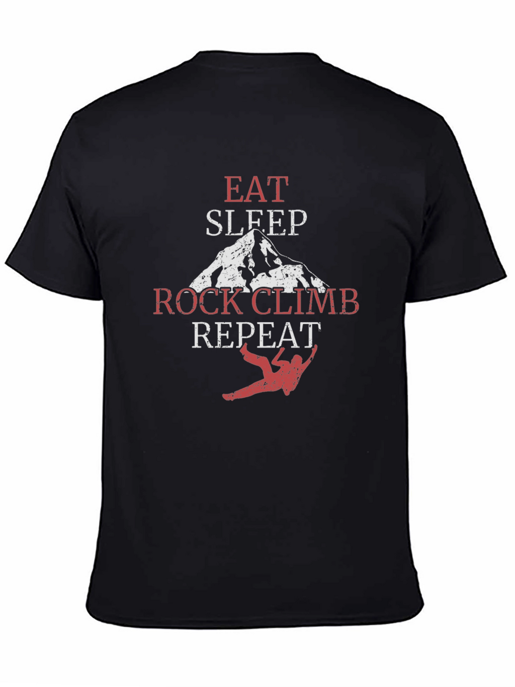 Eat Sleep Rock Climb Repeat Graphic T-Shirt