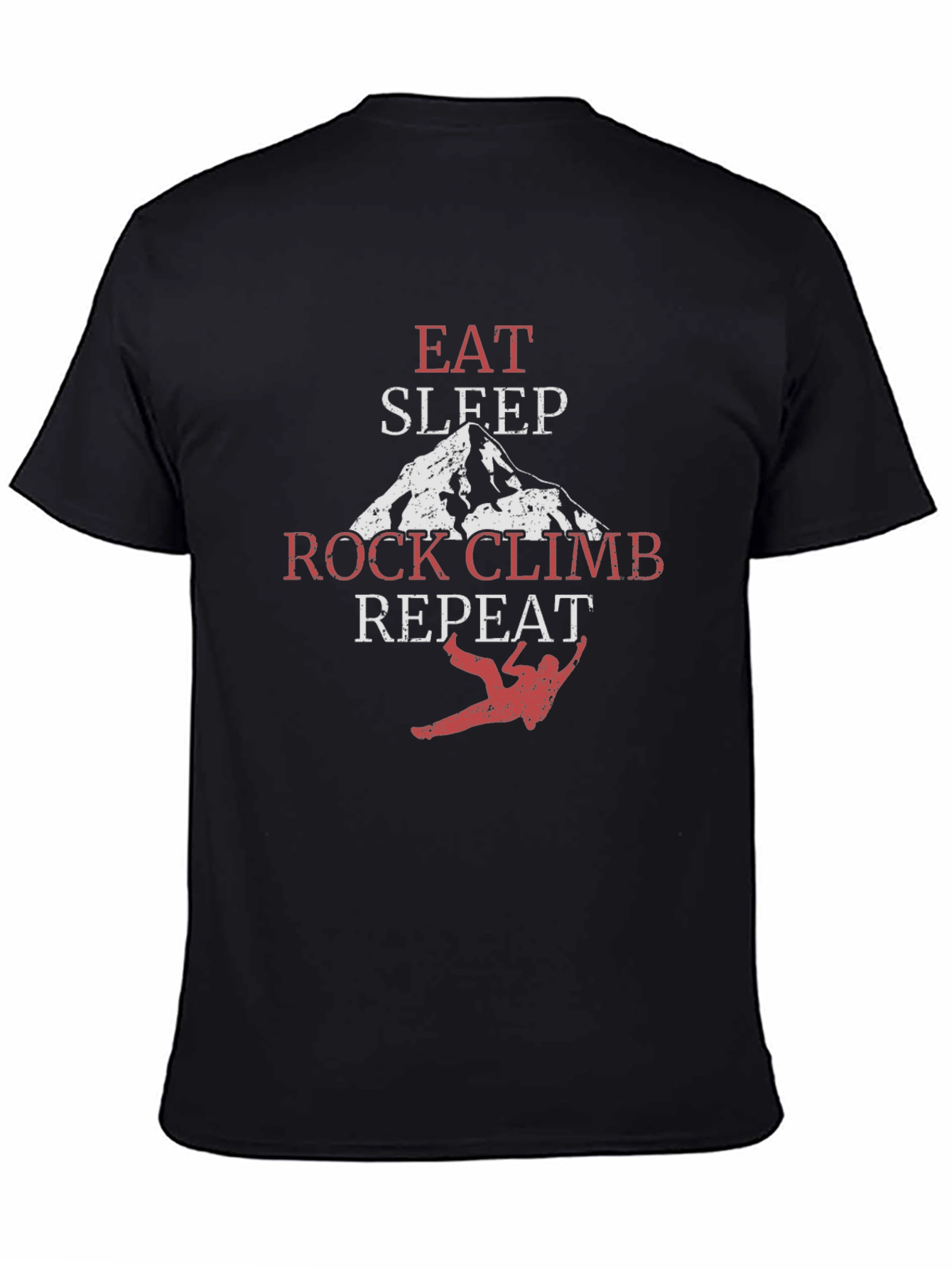 Eat Sleep Rock Climb Repeat Graphic T-Shirt