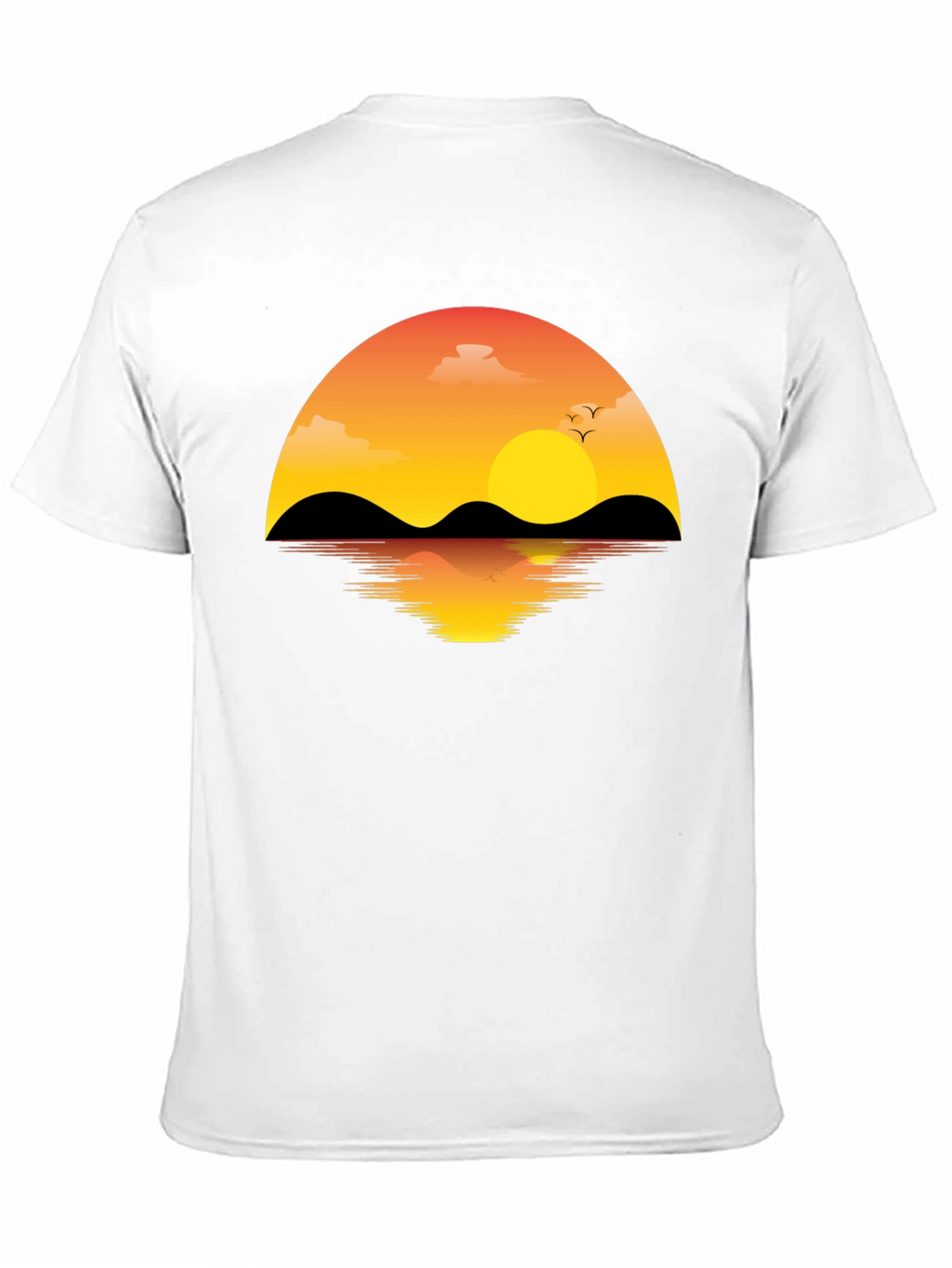 Sunset Graphic T-Shirt - Mens Black Tee
