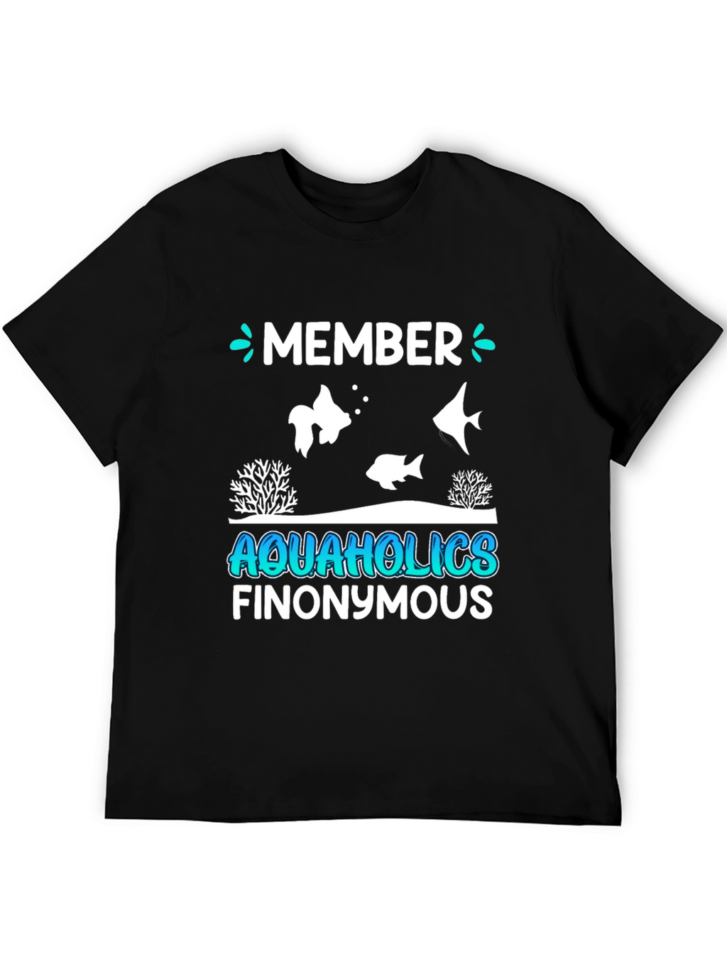 Aquaholics Finonymous Graphic Tee