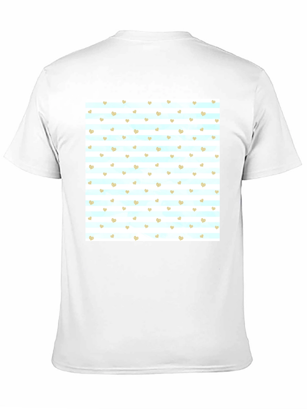 Heart Pattern T-Shirt - Stylish Mens Tee