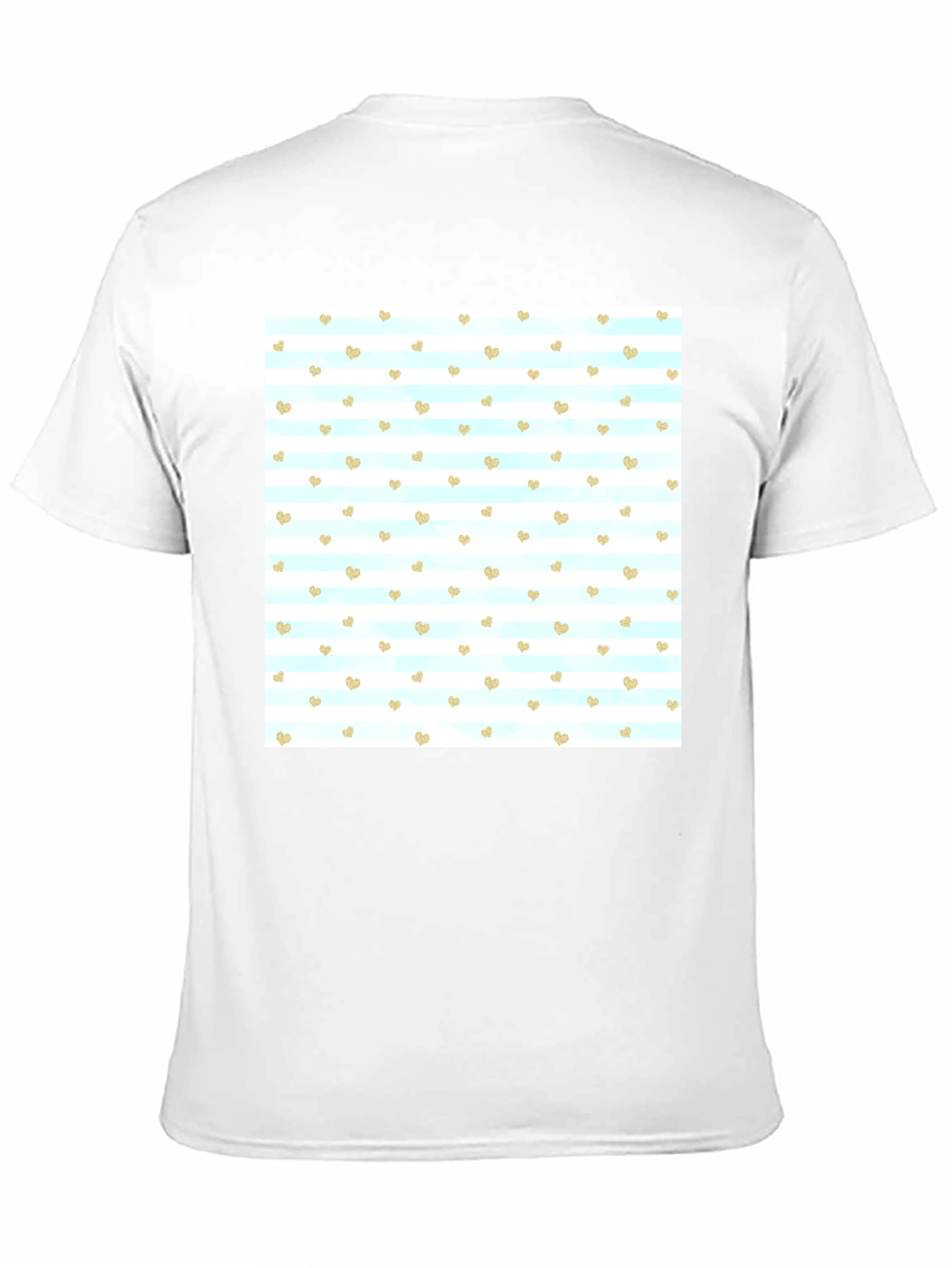 Heart Pattern T-Shirt - Stylish Mens Tee