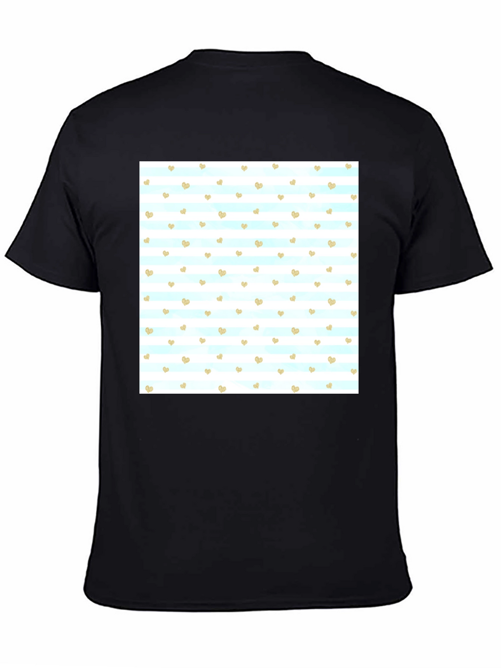 Heart Pattern T-Shirt - Stylish Mens Tee