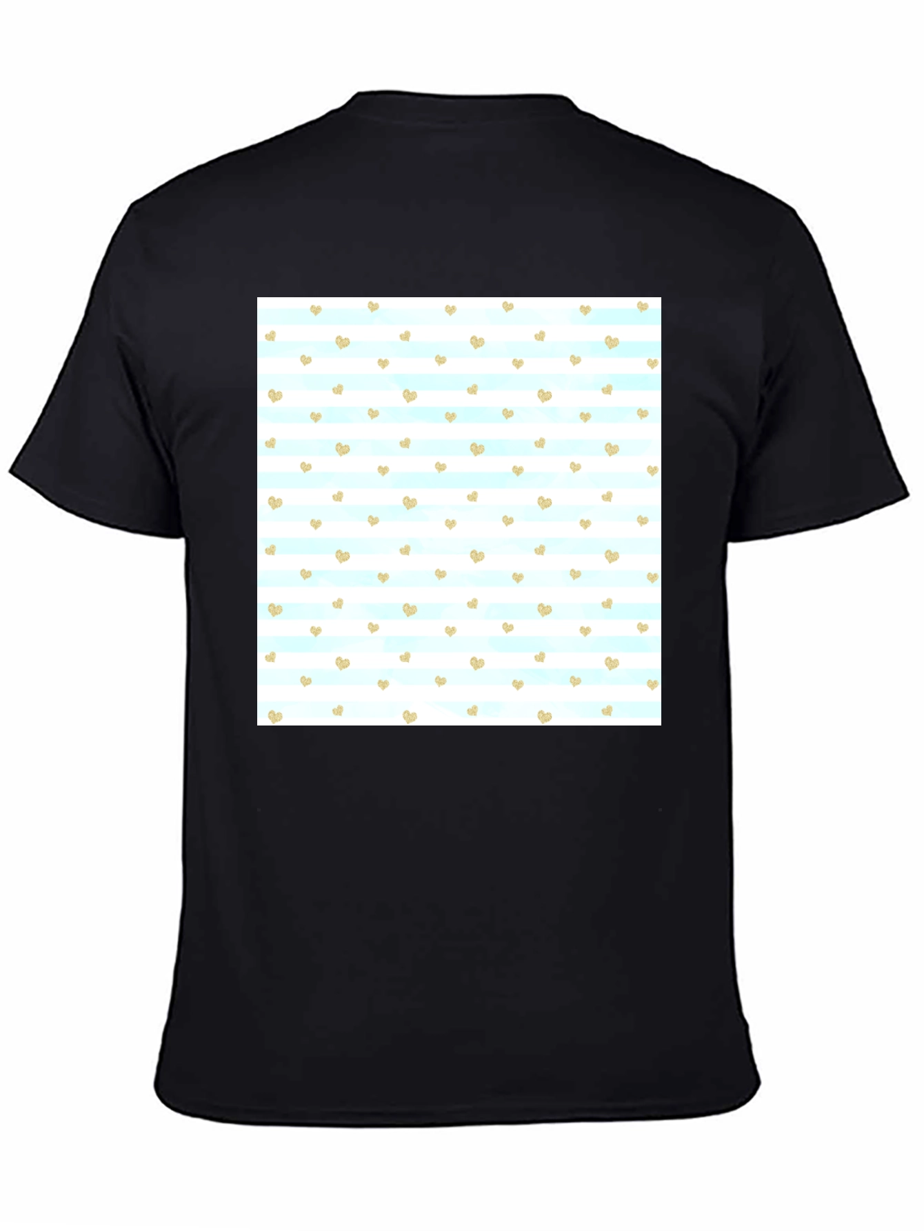 Heart Pattern T-Shirt - Stylish Mens Tee