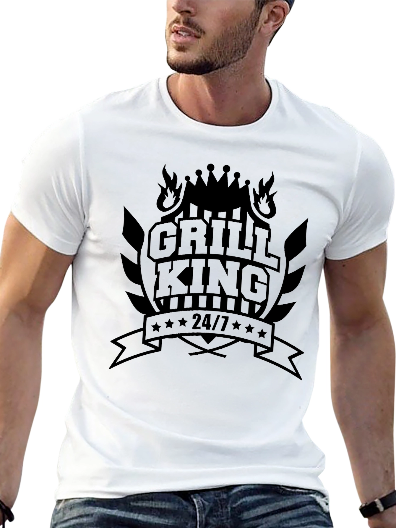 Grill King 24/7 Black T-Shirt