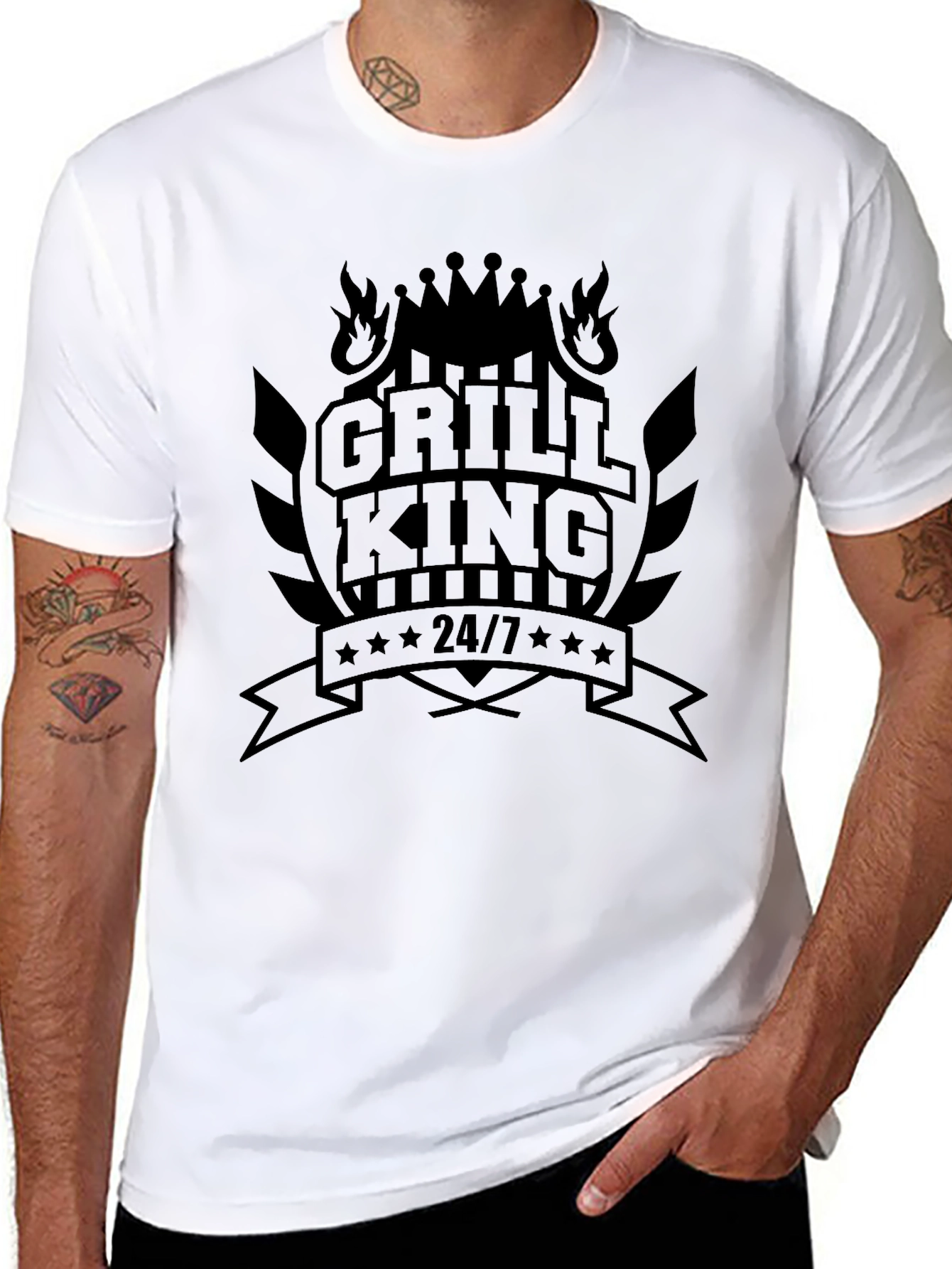 Grill King 24/7 Black T-Shirt