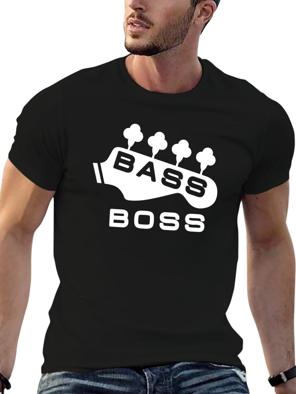 Bass Boss Graphic T-Shirt - Black