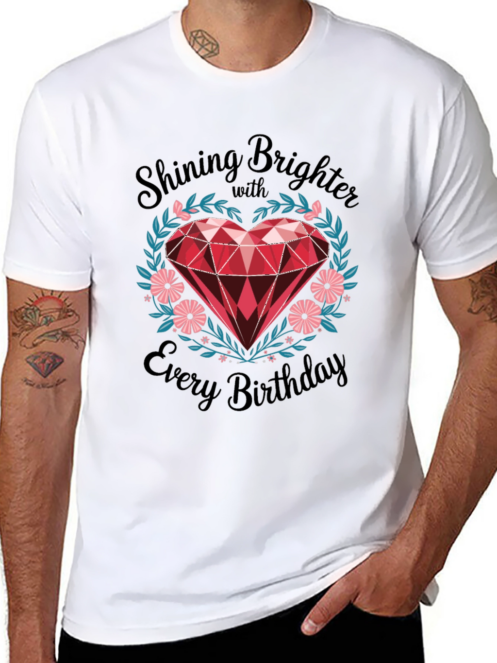 Shining Brighter Birthday Graphic Tee