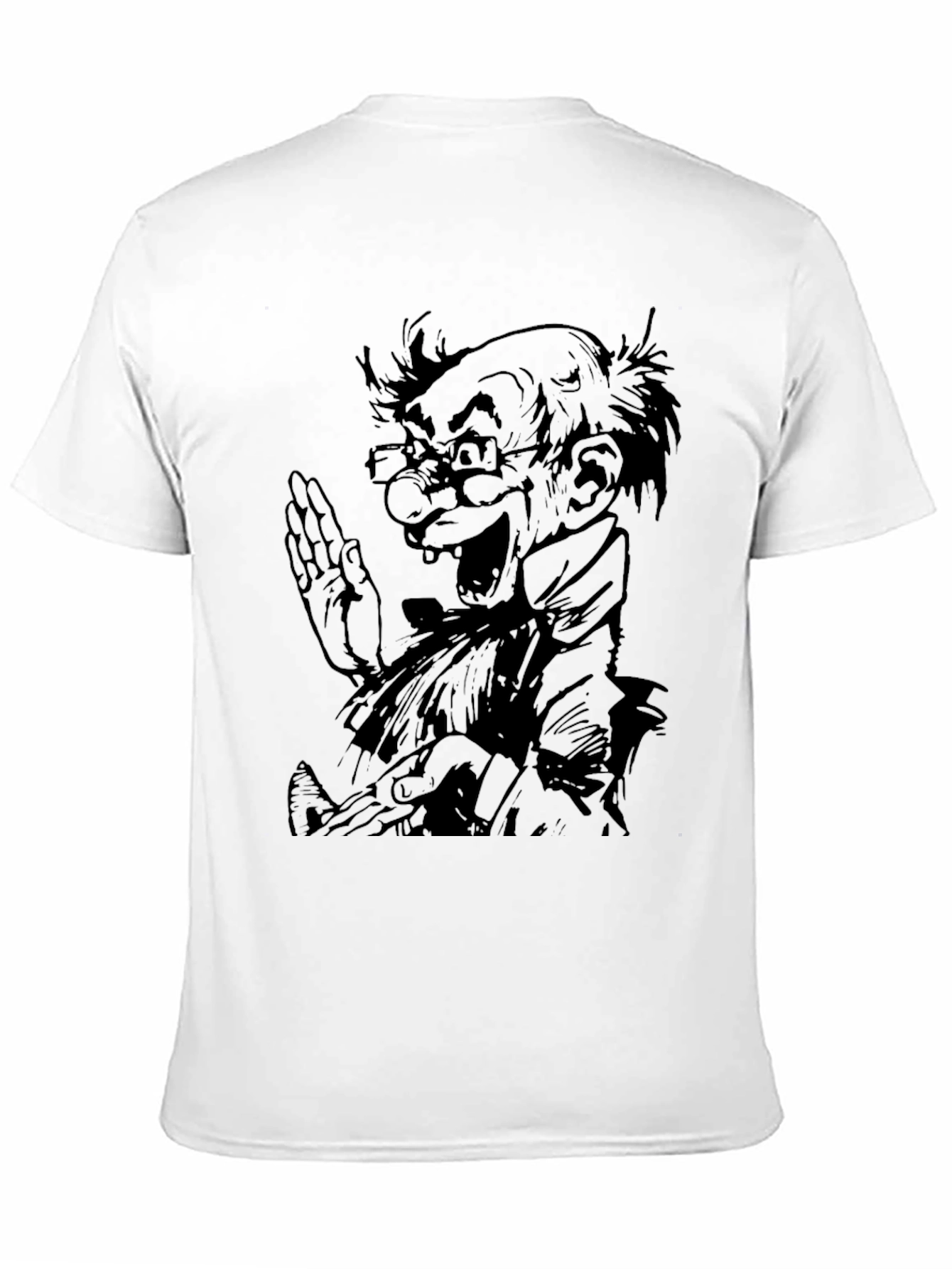 Mad Scientist Graphic Tee - Black Cotton T-Shirt